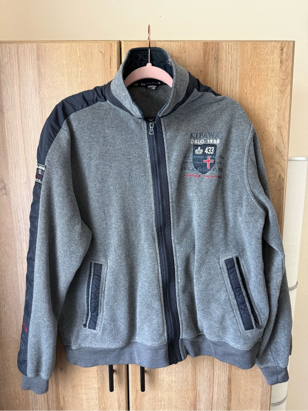 Paul & Shark Kipawa Yachting Special Edition Full-Zip Fleece Jacket Gray